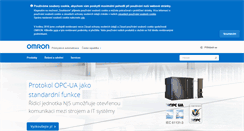 Desktop Screenshot of industrial.omron.cz