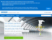 Tablet Screenshot of industrial.omron.es