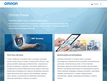 Tablet Screenshot of omron.pl