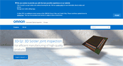 Desktop Screenshot of inspection.omron.eu