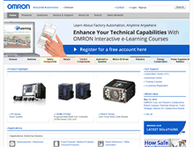 Tablet Screenshot of omron.com.vn