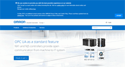 Desktop Screenshot of industrial.omron.eu