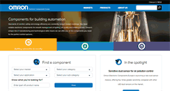 Desktop Screenshot of components.omron.eu