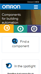 Mobile Screenshot of components.omron.eu