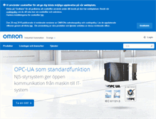 Tablet Screenshot of industrial.omron.se