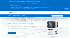 Desktop Screenshot of industrial.omron.co.uk