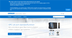 Desktop Screenshot of industrial.omron.dk