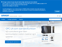 Tablet Screenshot of industrial.omron.dk