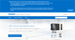 Desktop Screenshot of industrial.omron.de