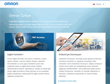 Tablet Screenshot of omron.com.tr