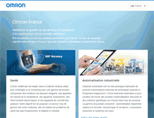 Tablet Screenshot of omron.fr